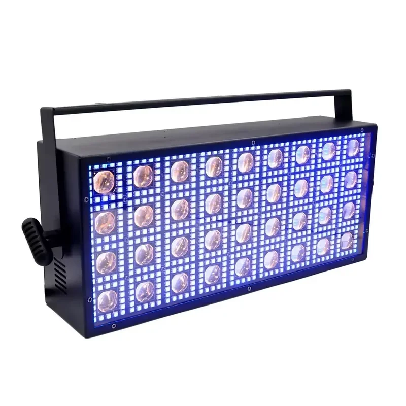 36PCS 3W Warm White + 648PCS RGB 0.2W Hybrid Power DMX512 for Stage/Architectural LED Matrix DJ