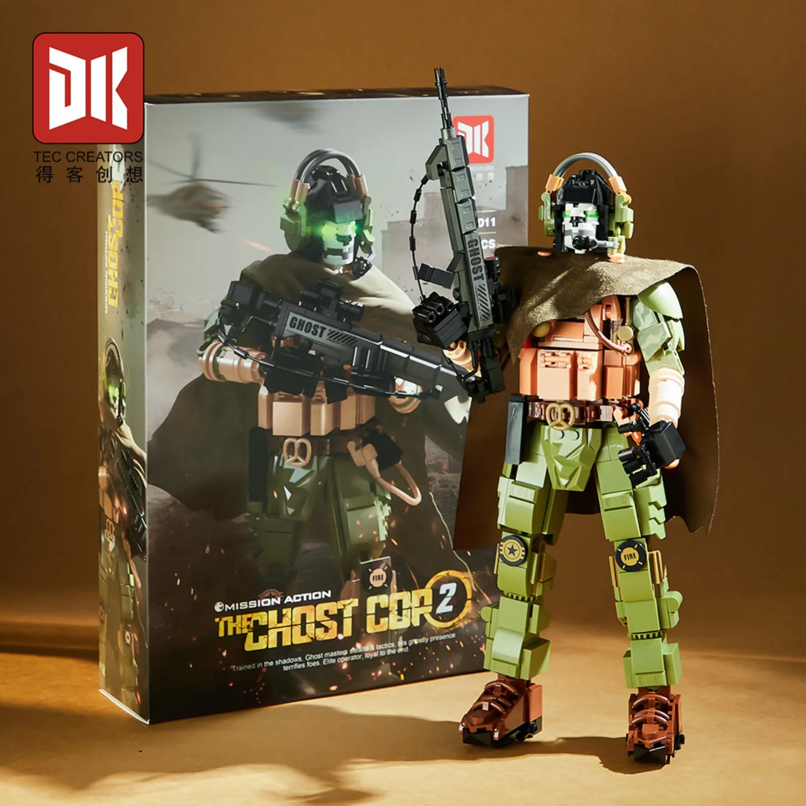 Deke 2010-1 blocs de construction de Police Mech modèle de haute difficulté jouet pour enfants cadeau d'anniversaire