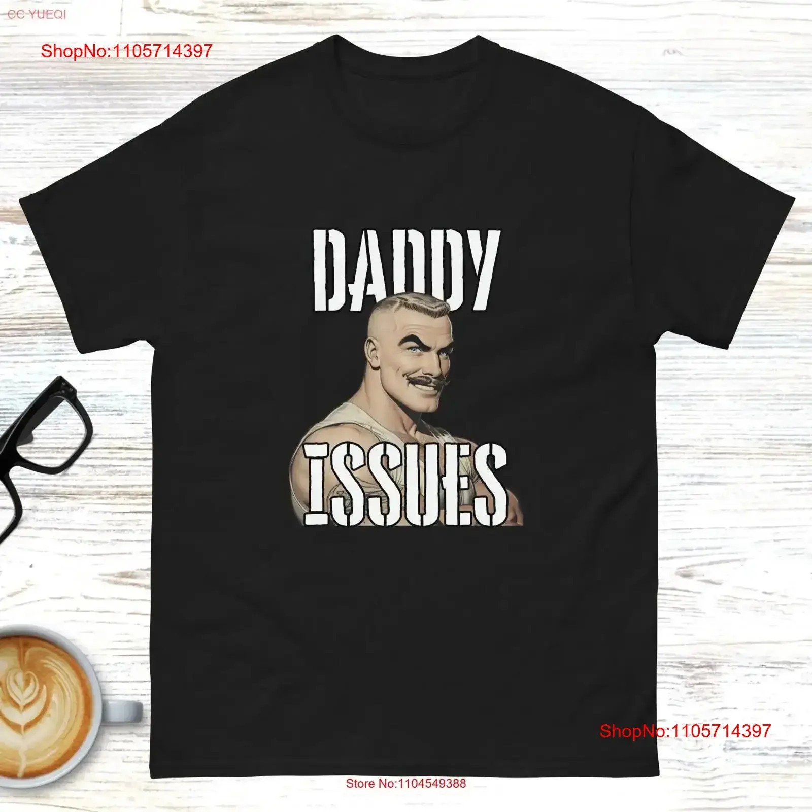 Daddy Issues T Shirt Tom Of Finland Style Gay Men for Daddies Boy LGBT Pride vintage Washed Slightly designer clothes homme