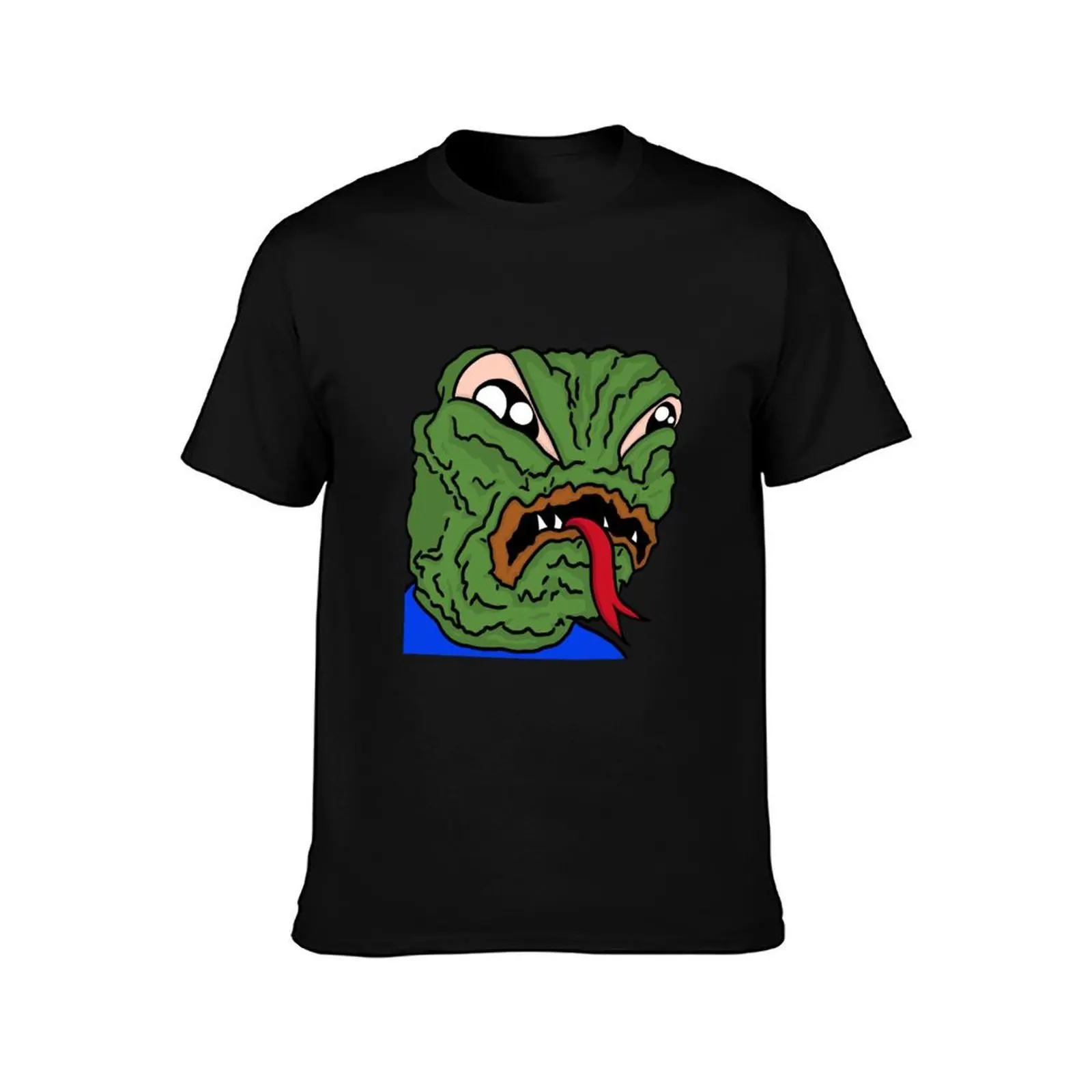 FeelsKckMan disgusted hissing pepe T-Shirt Summer Print Short Sleeve Tee T-Shirt