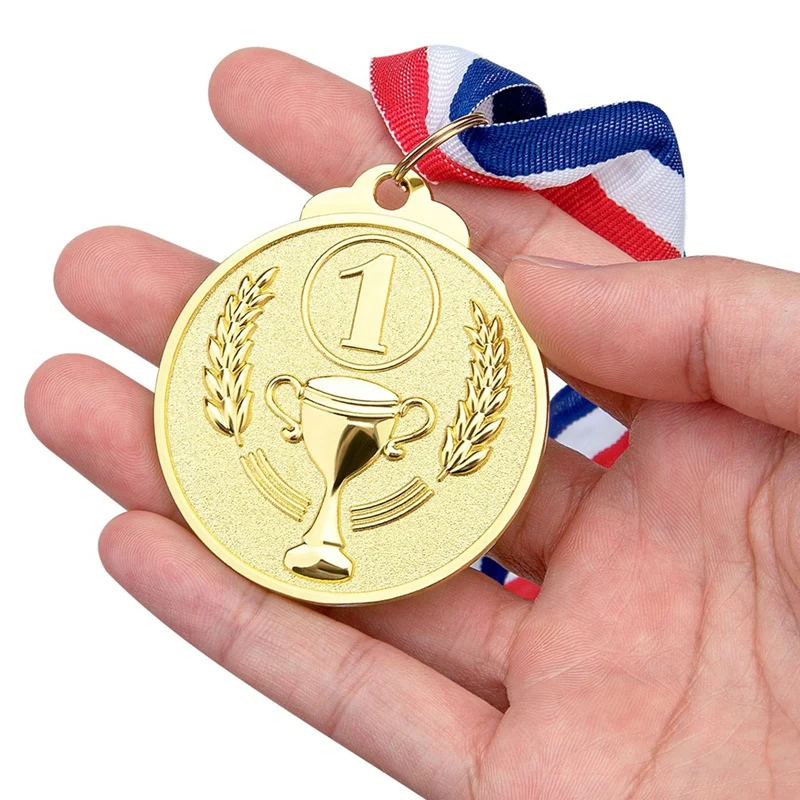 12Pcs Award Medals Gold Silver Bronze Winner Medals 1St 2Nd 3Rd Prizes For Competitions