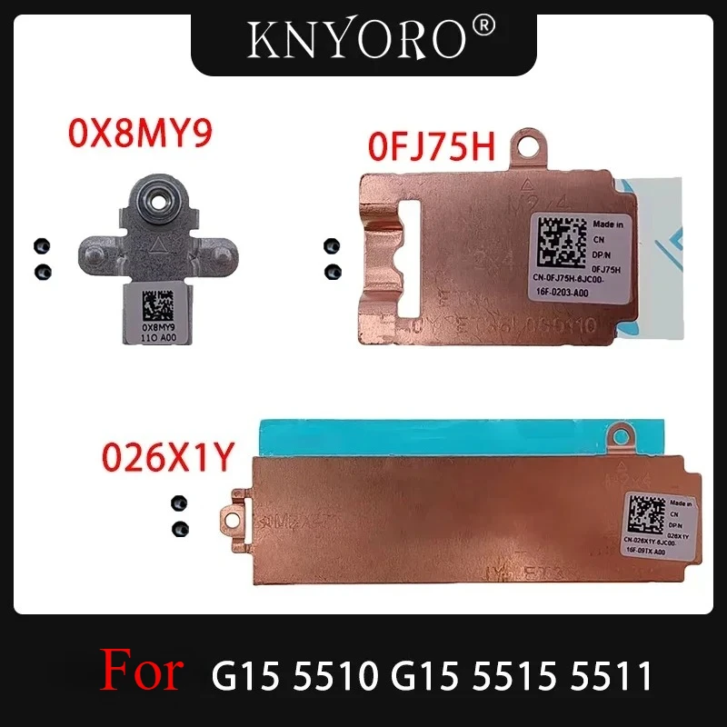 

New for G15 5510 5511 5515 Laptop M.2 SSD hard drive Heatsink Cover Mounting Metal Support Bracket Accessories X8MY9 FJ75H 26X1Y