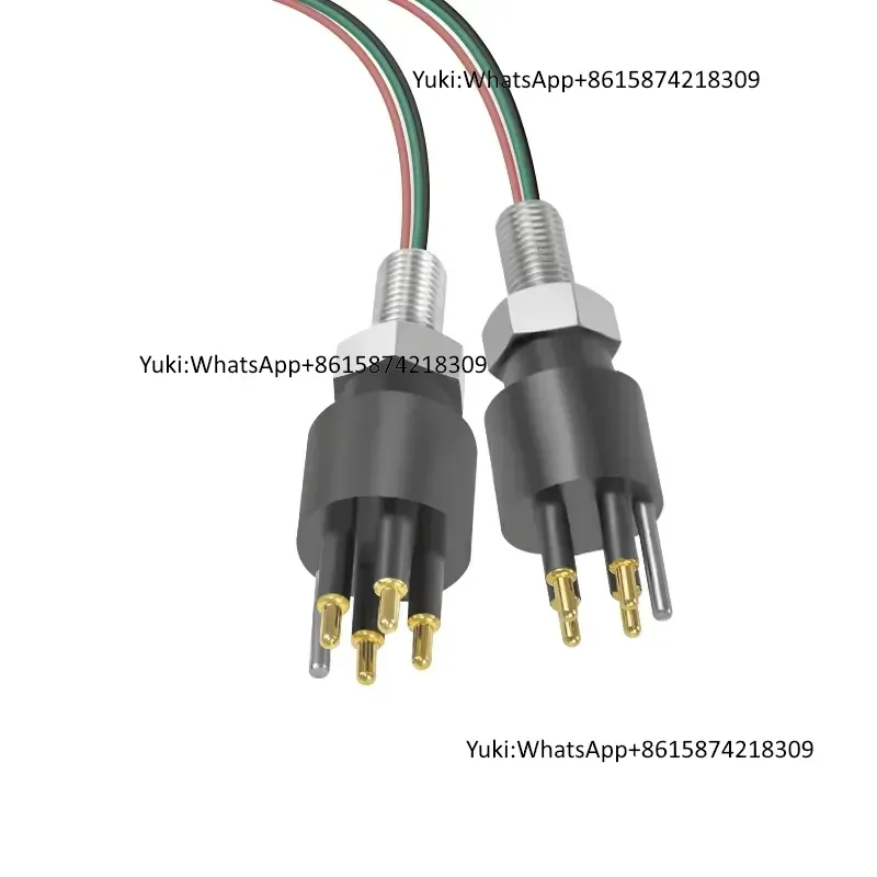 BH4MSS 4 Pins Male Bulkhead Stainless Steel Custom Underwater Subsea Cable Industrial Connector Chinese Manufacturer