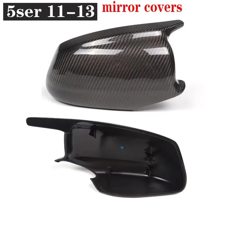 For BMW 5 Series F10 F11 f18 525 530 Upgrade Shells Rearview Cap High quality Real Carbon fiber rear view mirror case cover