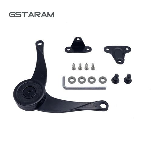 GSTARAM 유압 무작위 정지 경첩, 주방 캐비닛 문짝, 조절 가능한 광택제 경첩 가구, 리프트 업 플랩 스테이 지지대 하드웨어  Best5