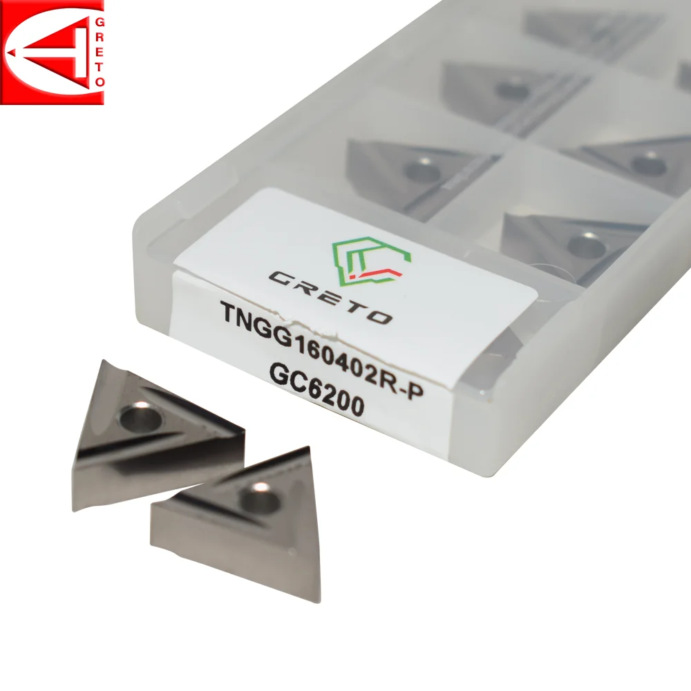 GRETO TNGG160402R-S GC6200 Cemented Carbide Cutting Turning Tool TNGG160402R-P TNGG160402R-C