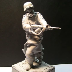 1/16 figura in resina modello uomo soldato modello bianco fatto a mano