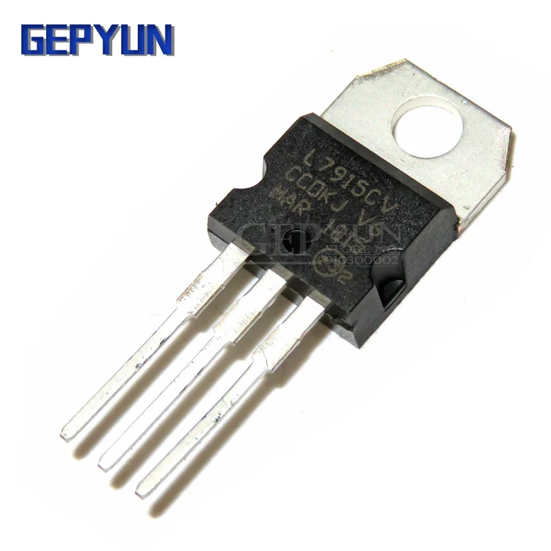 10PCS L7915CV L7915 TO-220 TO220 7915 LM7915 MC7915 Gepyun