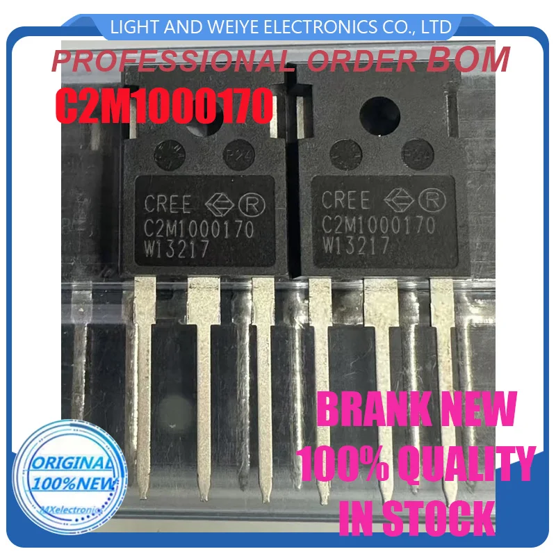 5PCS C2M1000170 TO-247 In Stock
