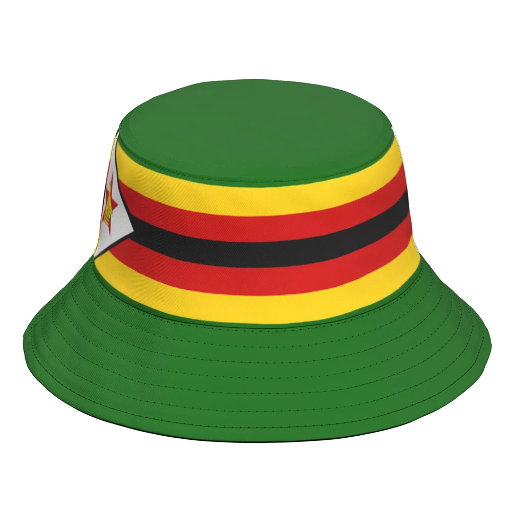 Zimbabwe Fisherman Hats Custom Made Name Team Logo Bucket Cap Zwe Country Travel Yezimbabwe Nation Zimbabwean Flags Headgear