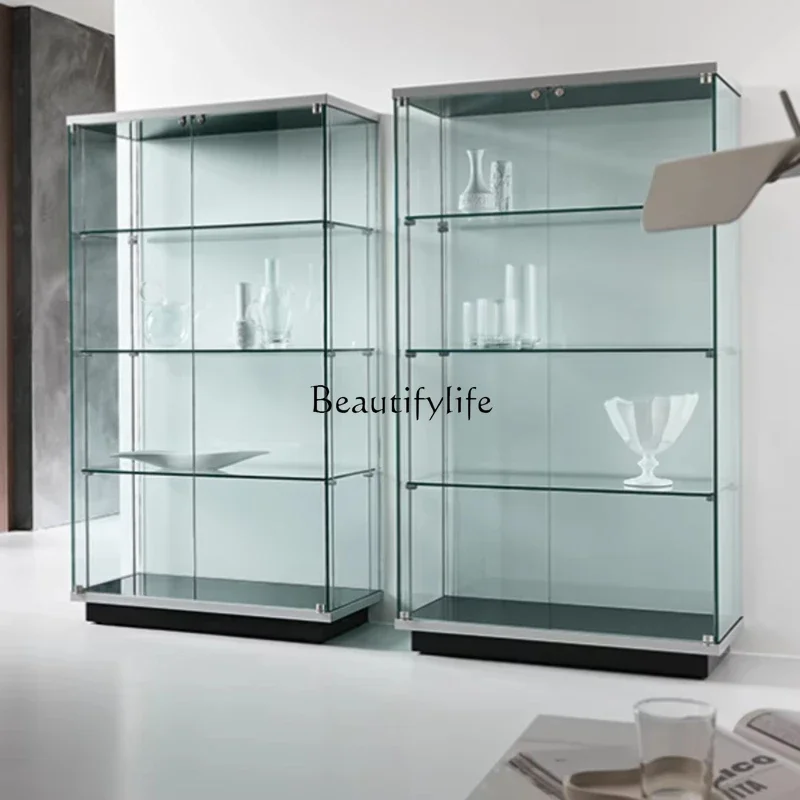 02Acrylic figure display toy model blind box display cabinet modern simplicity Italian minimalism