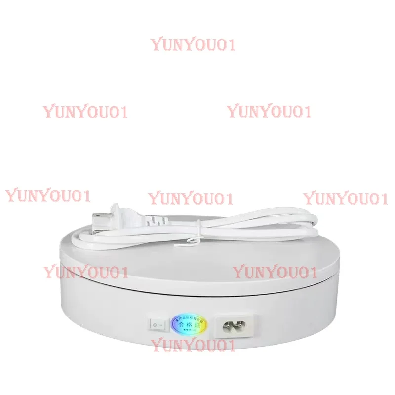 

30CM Electric Turntable Display Stand Remote Control Rotary Table Photography Rotating Platform Load 150KG 20-60S/R Adjustable