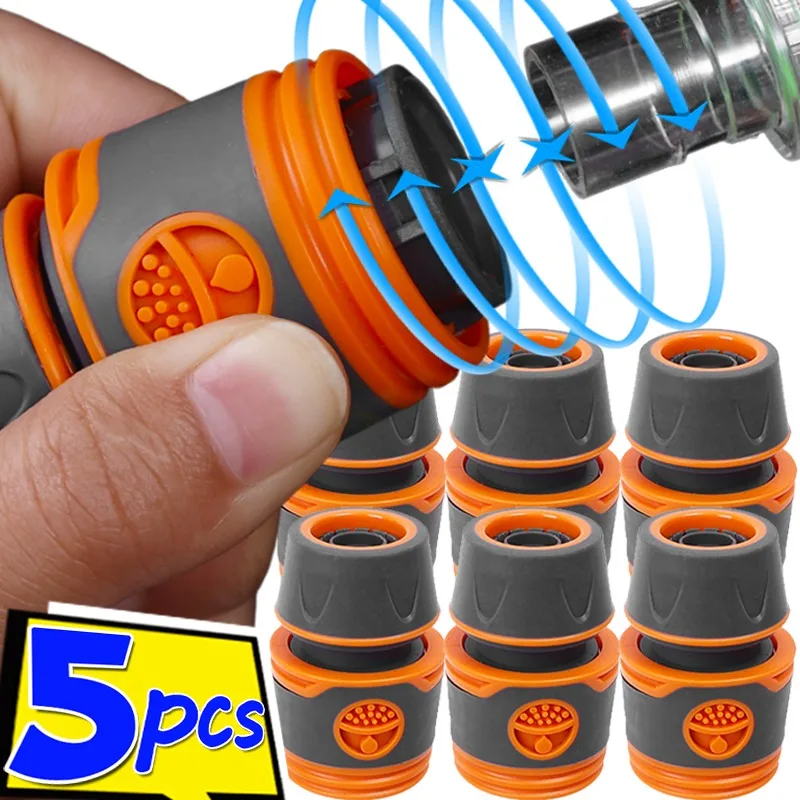 1/5pcs Garden Hose Connector Sets Tap Quick Connector Water Irrigation Tube Pipe Connect Repair Extender Tools Garden Supplies