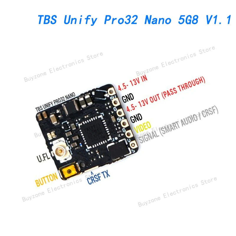 TBS Team Blacksheep Unify Pro32 Nano 5G8 Micro Video Transmitter VTX 5.8Ghz Transmitter