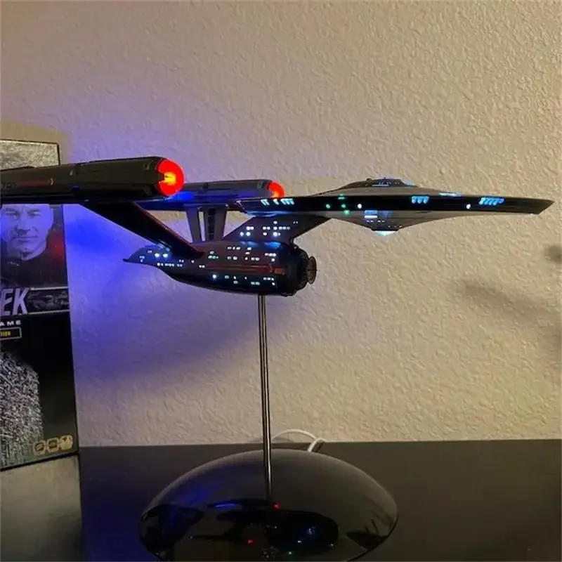 

Metal Aircraft Replica Aircraft Star Treks Enterprise 1:1000 Model Assemble Starship Handicraft Ornament Collectible Toy Gift