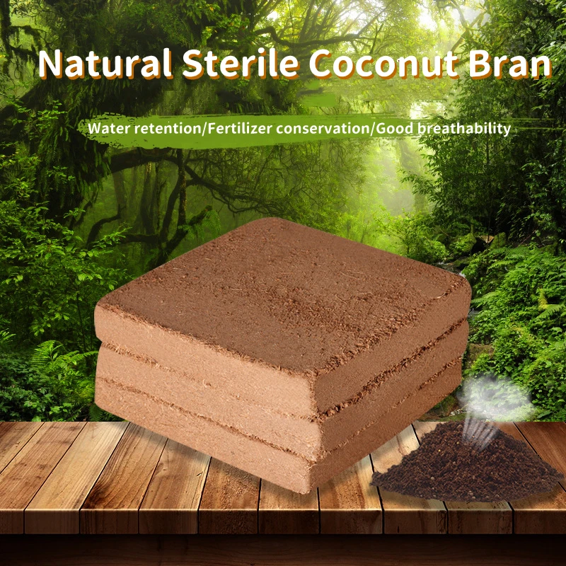 1/3/7pcs Coconut Coir Bricks Compressed Natural Sterile Coconut Bran Gardening Coconut Fiber for Vegetable Flowers Growing