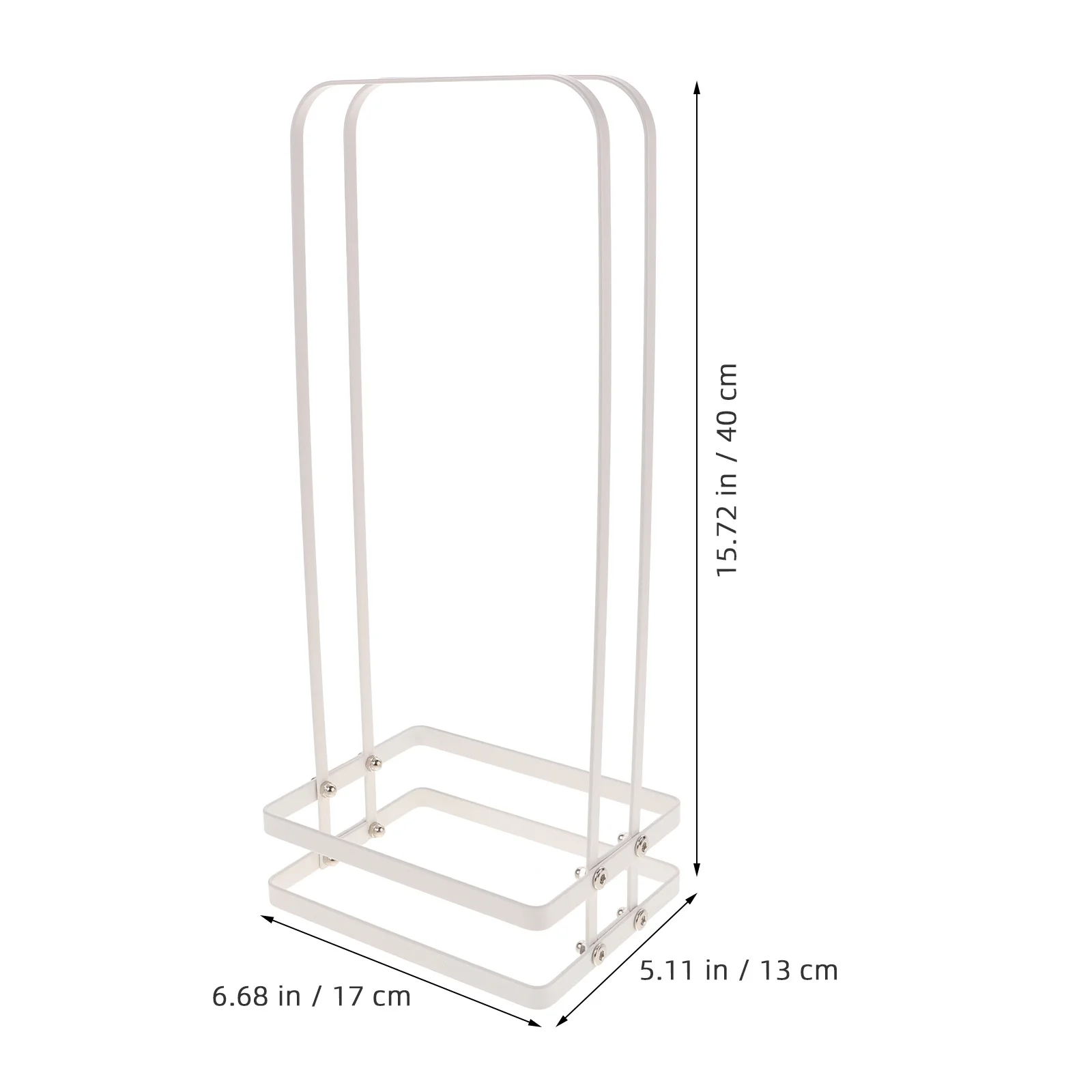 منظم رف الشماعات العمودية، حامل معدني قوي للشرفة، شماعات ملابس، مساحة تخزين، موفرة للمساحة #3