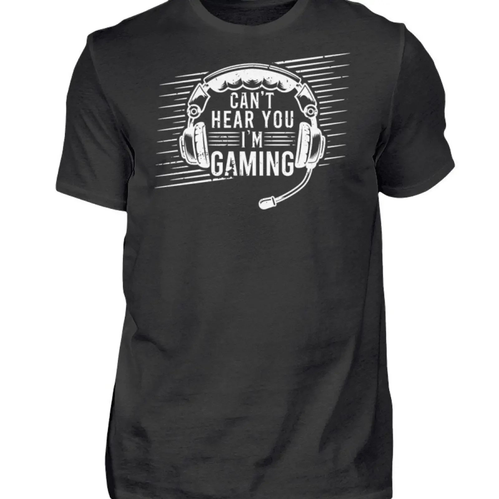 Cant Hear You In Gaming T Shirt for Gamer Headset Men amp 39 s vintage Washed Unisex Comfortable Soft homme Stylish Slightly