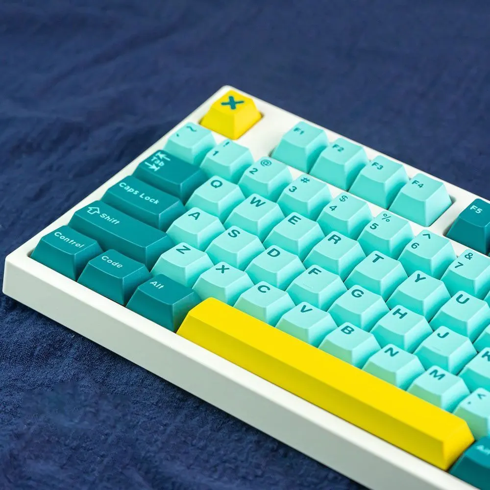 Retro Style Retrocast Theme Keycaps Cherry Height  ABS Thermal Sublimation For 61 68 75 87  104 108 Mechanical Keyboard