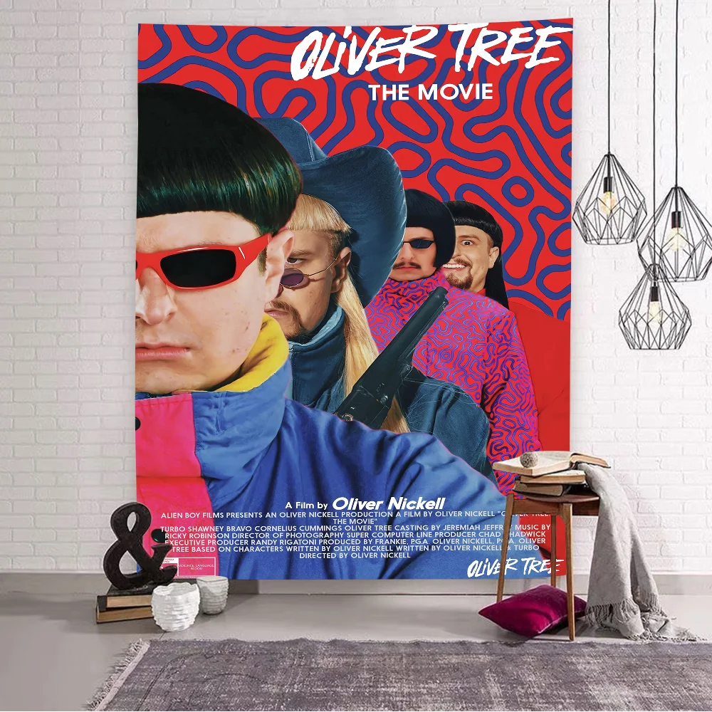 

Singer O-oliver Tree Nickell Funny Happy Birthday Banner Backdrop For Birthday Banner Party Background Decor Decorations