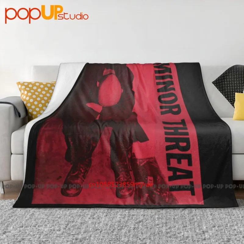 Minor Threat Lp Hardcore Rock Punk Band Music Ultra-Soft Blanket Quilt Winter Sofa Cover Bed Covers