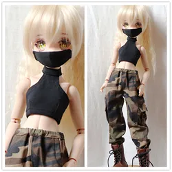 Hot Neck Waist Shirt+Mask for BJD 1/6 1/4 1/3 SD17 Uncle Custom Doll Clothes CWB158