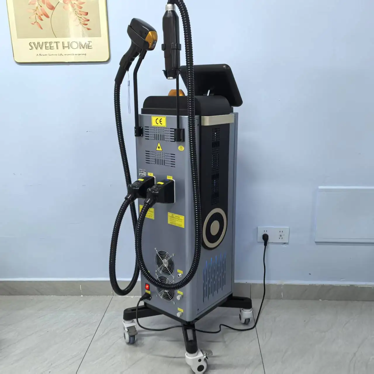 FCA 6000W 2 in 1 Diode Laser Hair Remova Ice Painless Picosecond Tattoo Removal Multi-function cooling system beauty
