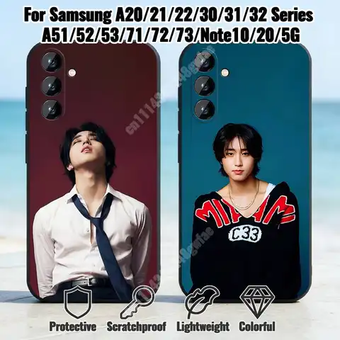 H-Han J-Jisung Kpop Squirrel HAN Phone Case for Samsung Galaxy A10 11 12 A20 21 22 S E A70 71 72 73 Shockproof Bumper