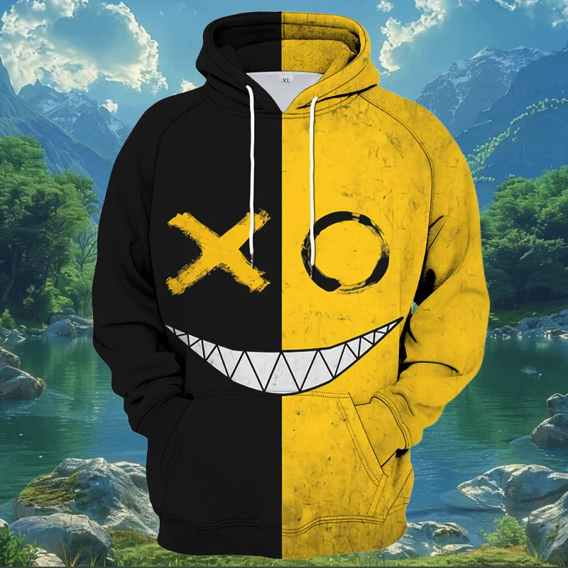 

Новая модная трендовая толстовка с длинными рукавами и принтом, мужская повседневная толстовка, дышащая, быстросохнущая, универсальный свитер с круглым вырезом, мото