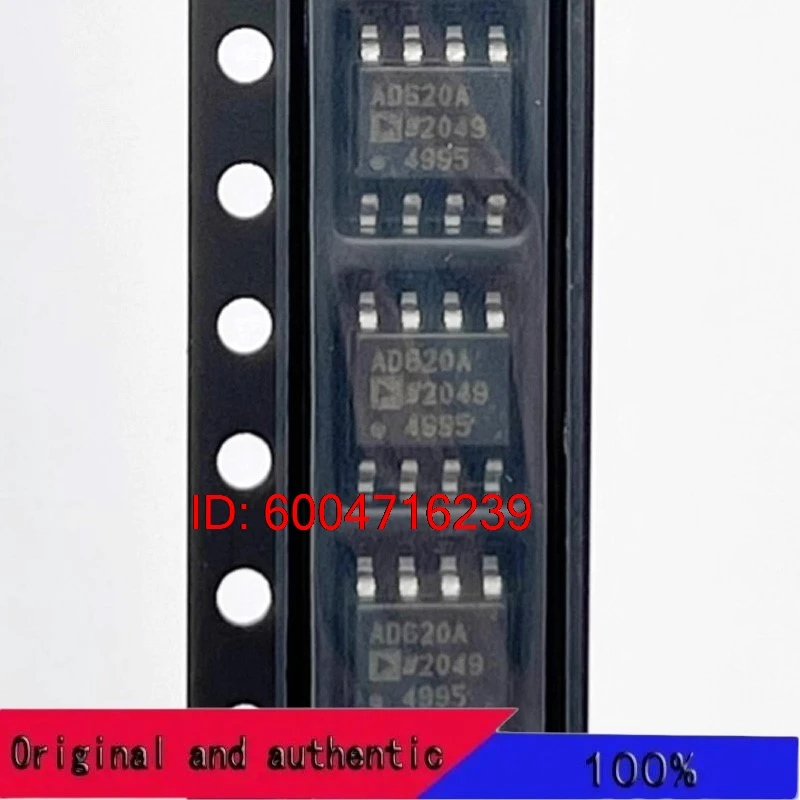 Ad620Arz-Reel7 New Original Ad620A Sop-8 Low Drift Low Power Instrumentation Amplifier Chip