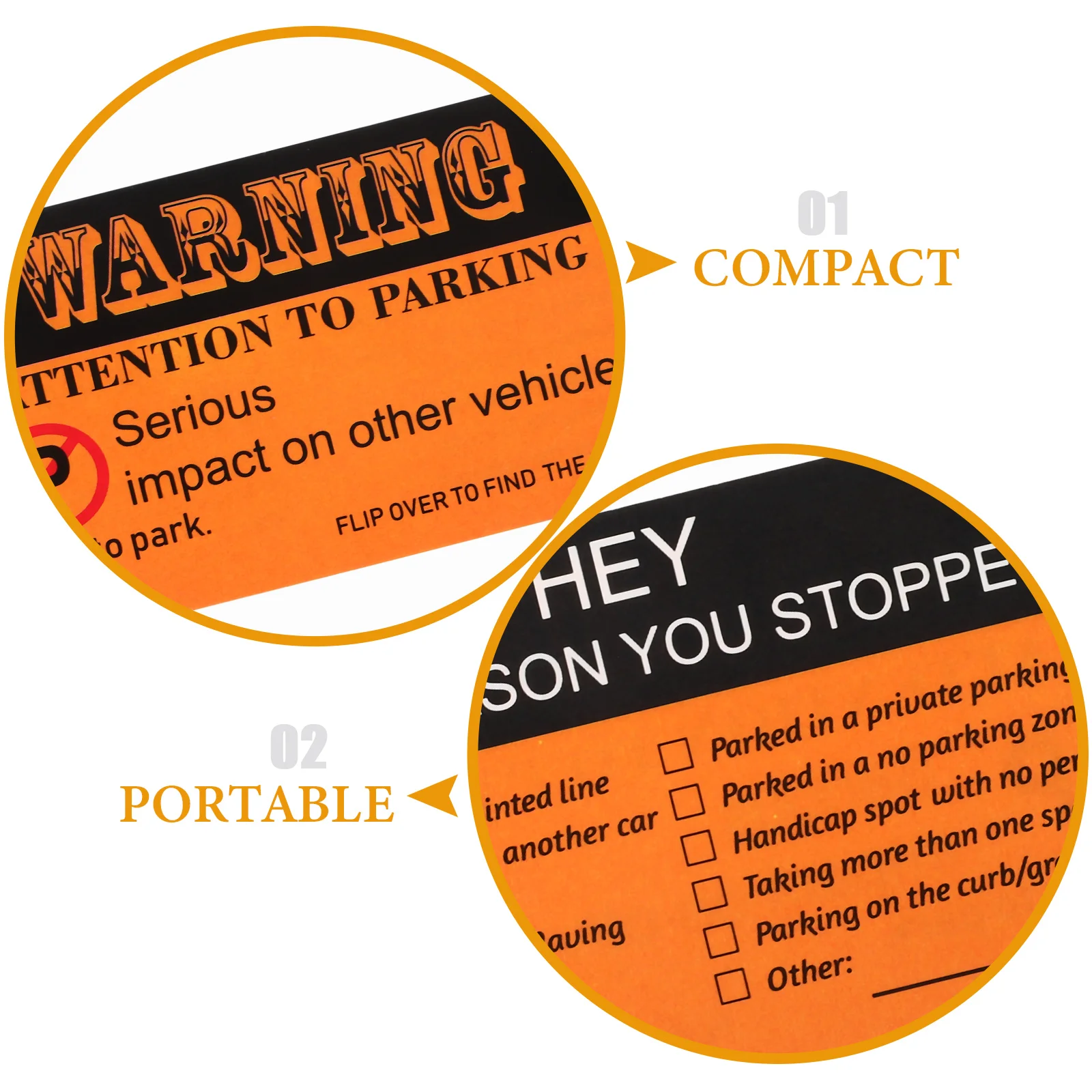 100 قطعة من بطاقات العمل لوقوف السيارات، بطاقة تحذير سيئة لوقوف السيارات، لا توقيت هنا للمراكز السكنية، ملصق تحذير للاستخدام