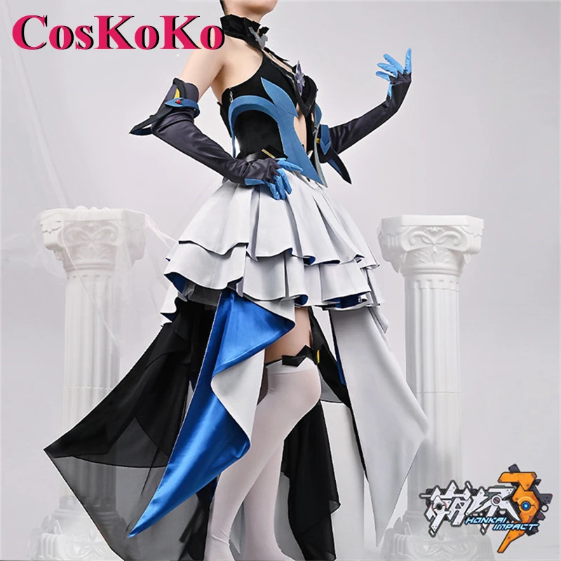 【Customized】CosKoKo Bronya Zaychik Cosplay Anime Game Honkai Impact Costume Magical Girl Gorgeous Dress Party Role Play Clothing