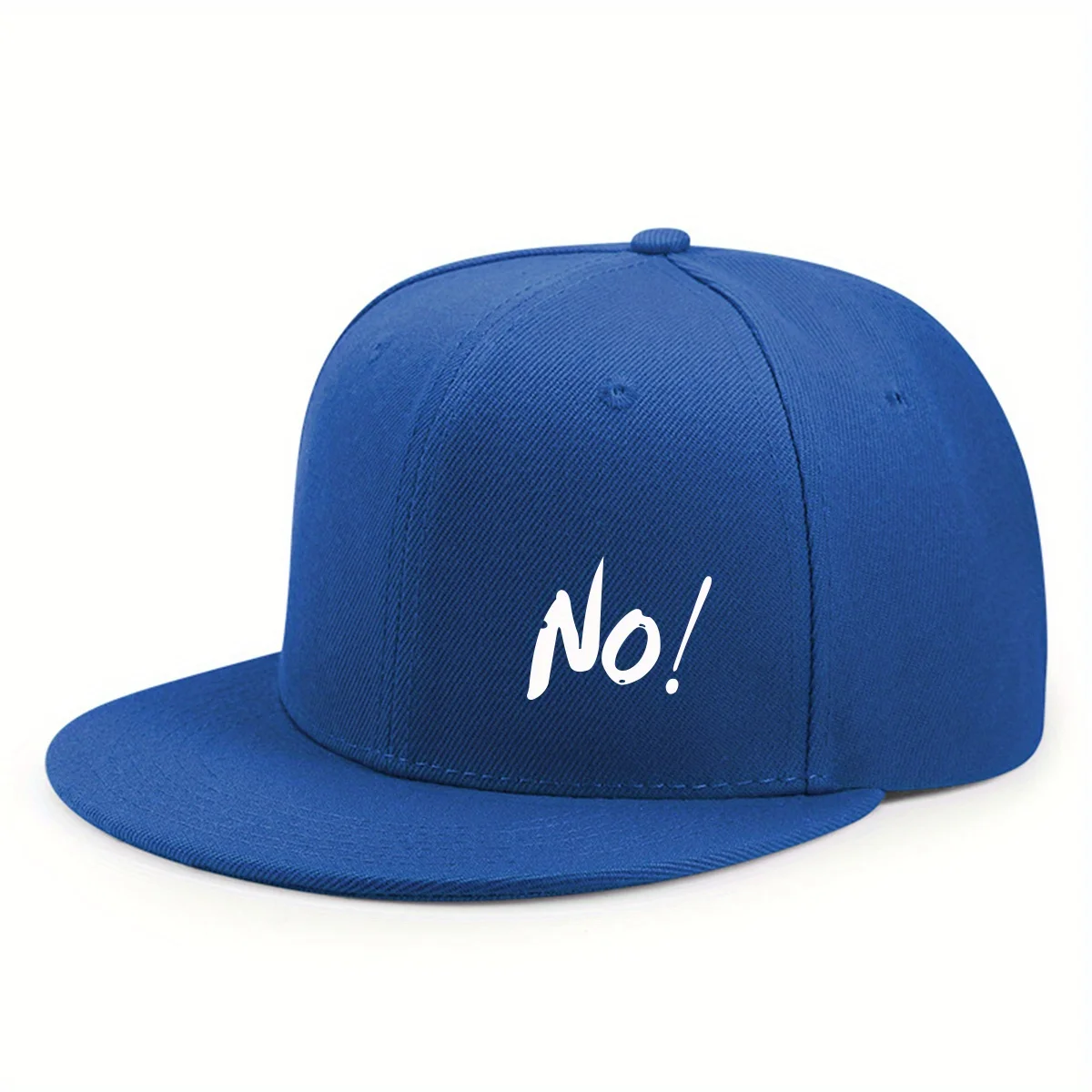 Baseballkappe mit flacher Krempe für Männer und Frauen ohne Aufdruck, modisch, vielseitig, lässig, Hip-Hop-Hut für Street Going im Freien – Detail 5