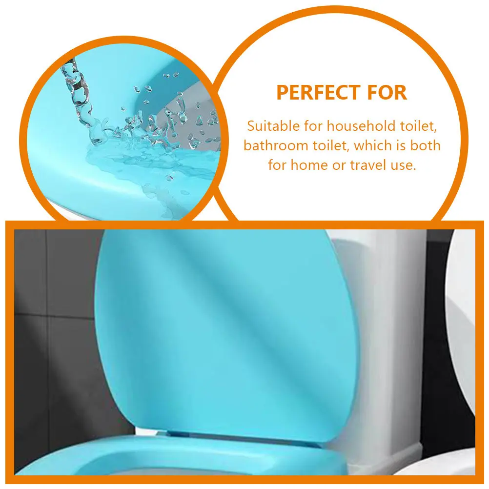 Extra Thick Eva Toilet Seat Cover Replacement Soft Comfortable Washable Reusable for Standard Toilets Bathroom Home Travel Use