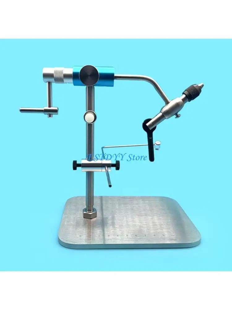 G6DE Professional Grade Fly Tying Workstations Base with Builting In Rulers Anglers Tool Fly Tying Vises  Accessories Tool