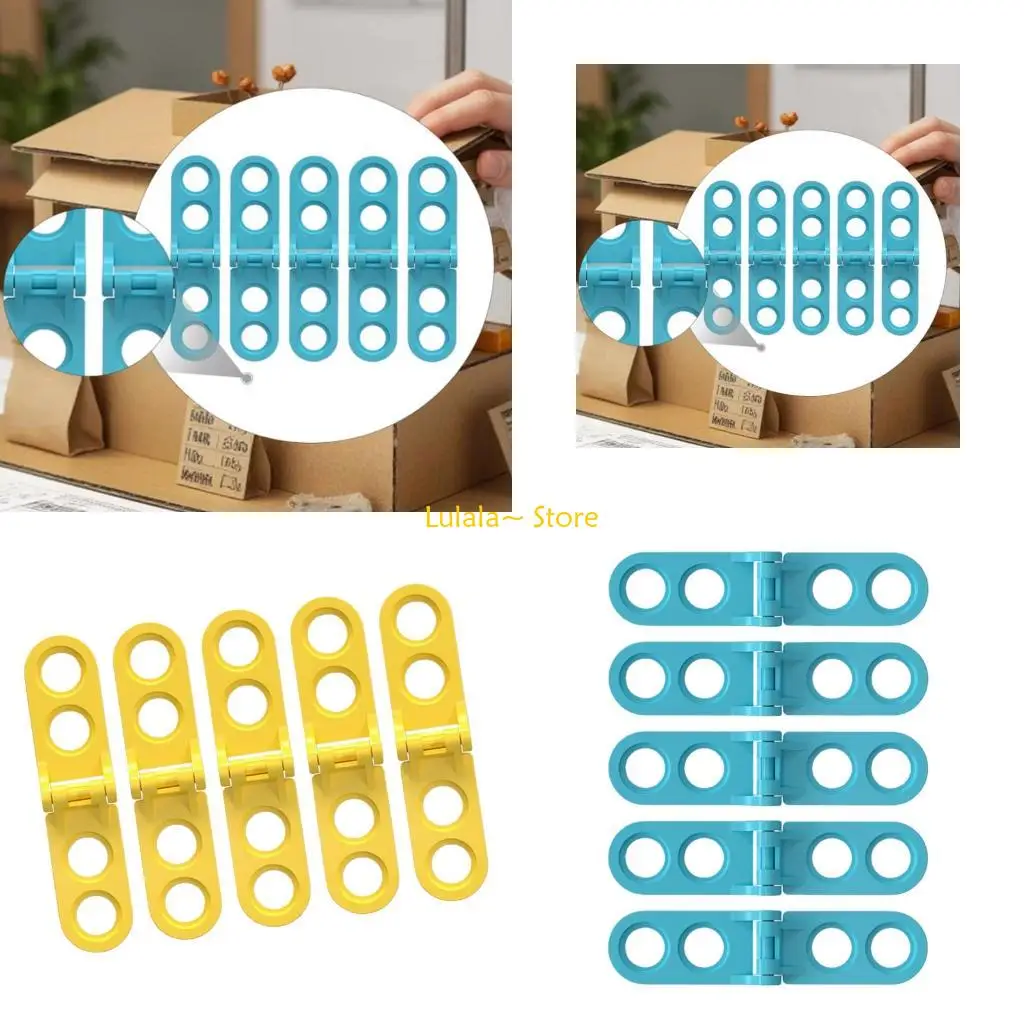 Y4QA 5pcs Cardboard Construction Hinges for Craft Project Cardboard Connection Kids Creative Play and Educational Activity
