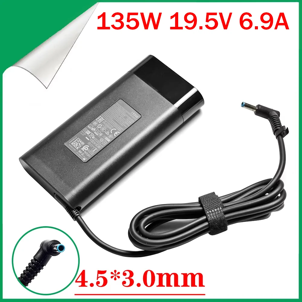 

19.5V 6.9A 135W Laptop Charger Power Supply For L15534-001 TPN-DA11 TPN-CA13 HP Spectre 15 x360 Omen 15 17 Pavilion Gaming 15 17