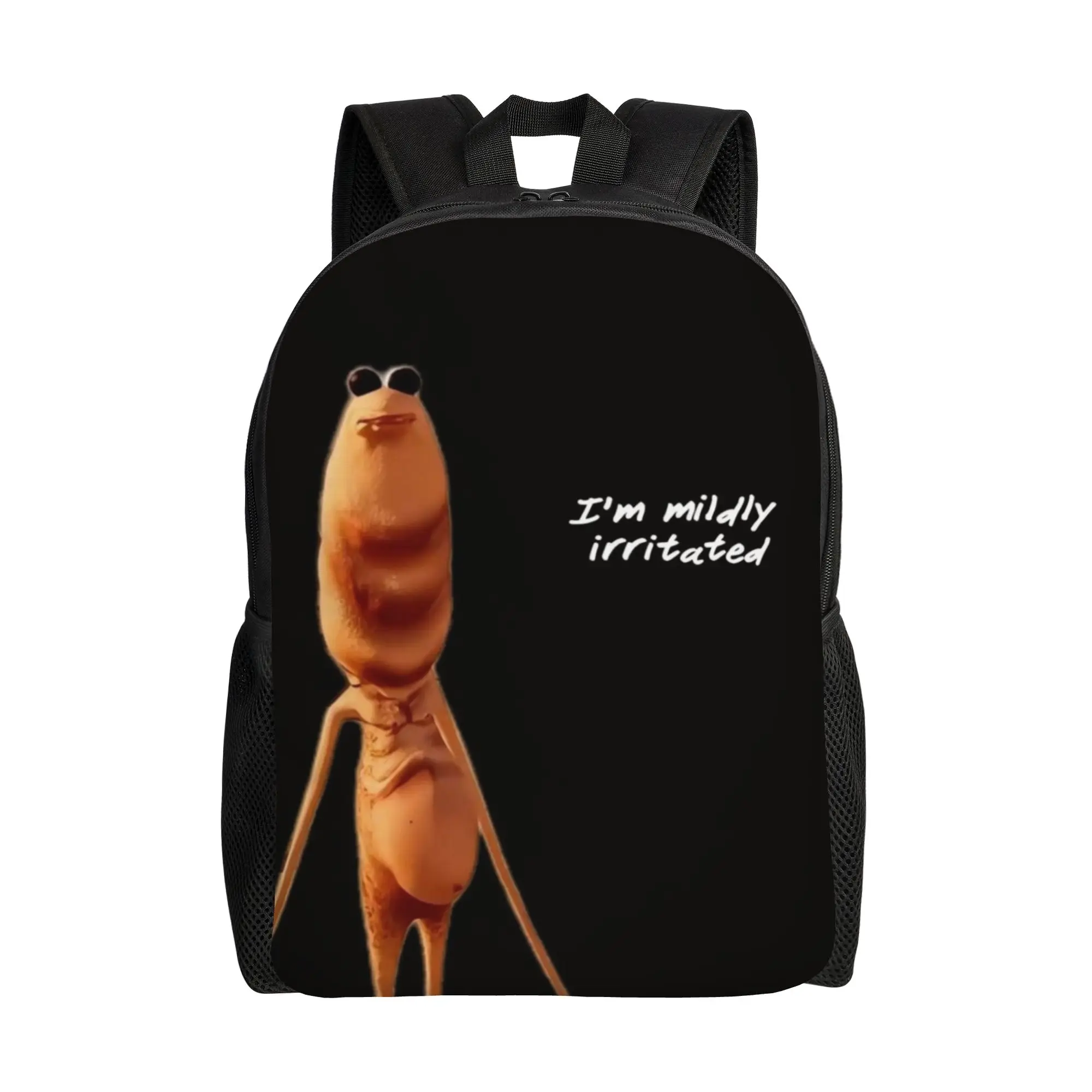 Back to school season Sturdy Shoulder Marcus The Worm 14 Laptop Bag Marcus The Worm For Men Women Knapsack Backpack