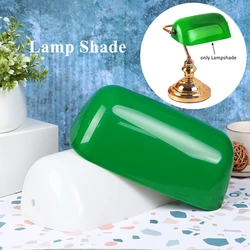 Green White Color Plastic Banker Bright Lampshade Banker Lampshade Imitation Glass Lampshade Replacement Lampshade