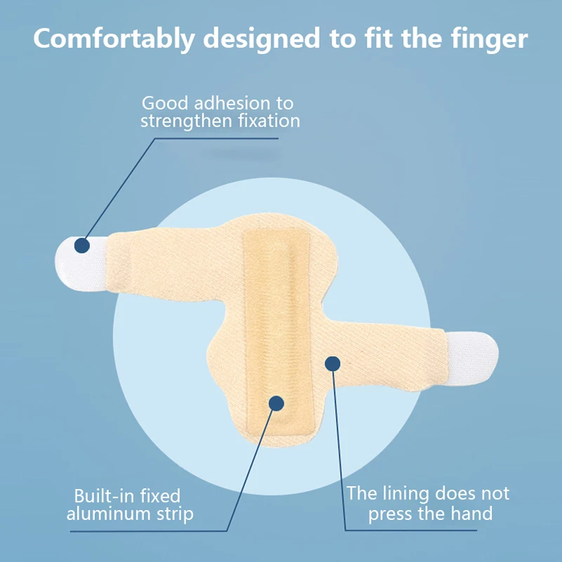 Pain Relief Finger Splint Fracture Protection Brace Adjustable Sprain Dislocation Fracture Finger Splint Corrector Support