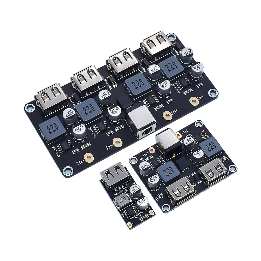 DC-DC Buck Converter Charging Step Down Module USB QC3.0 QC2.0 6-32V 9V 12V 24V to Fast Quick Charger Circuit Board 3V 5V 12V