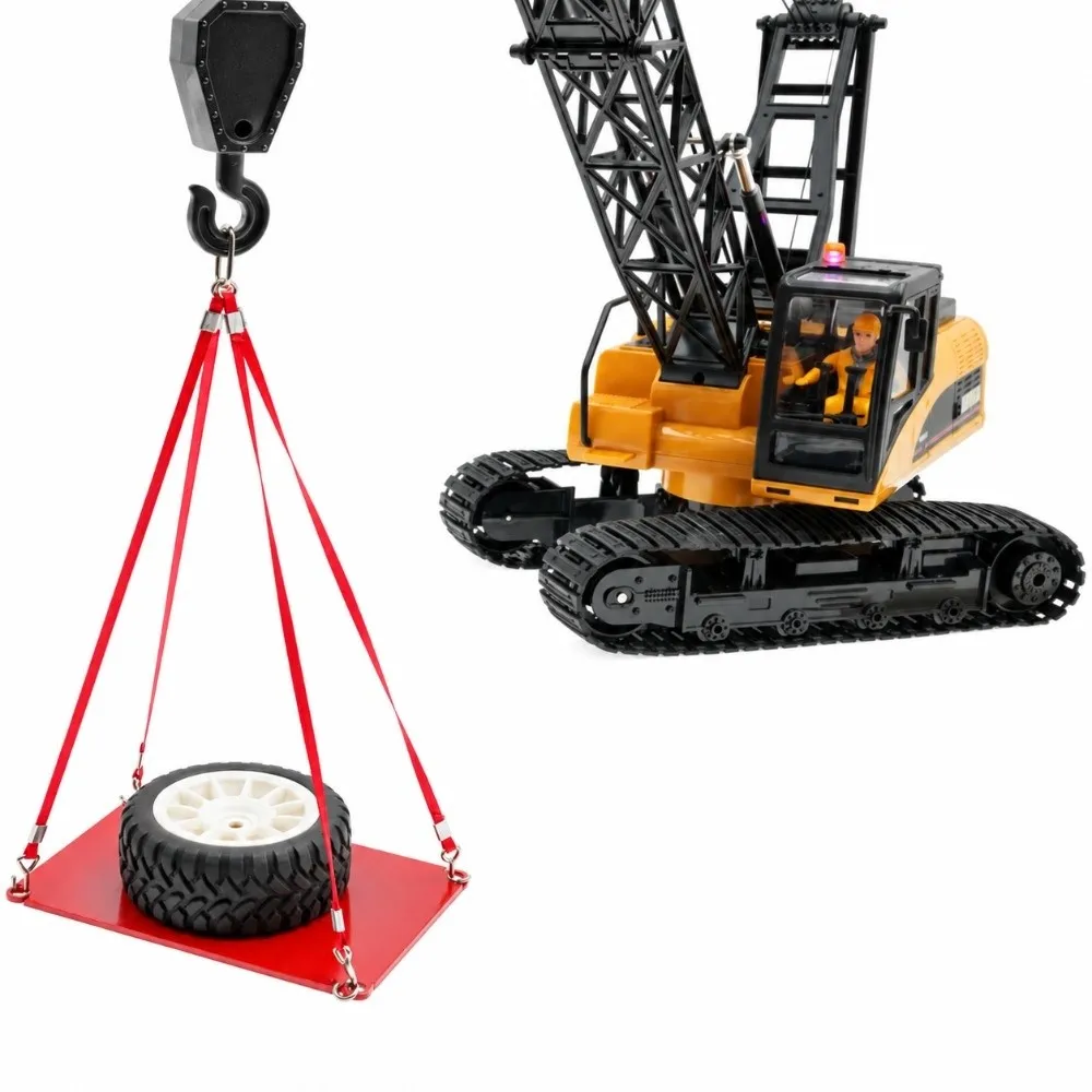 3PCS Set Dedicated 1/50 Scale Hoist Rigging Kit Flexible Chain With Hook Lifting Strap Set Model Parts Hobbyist Collection