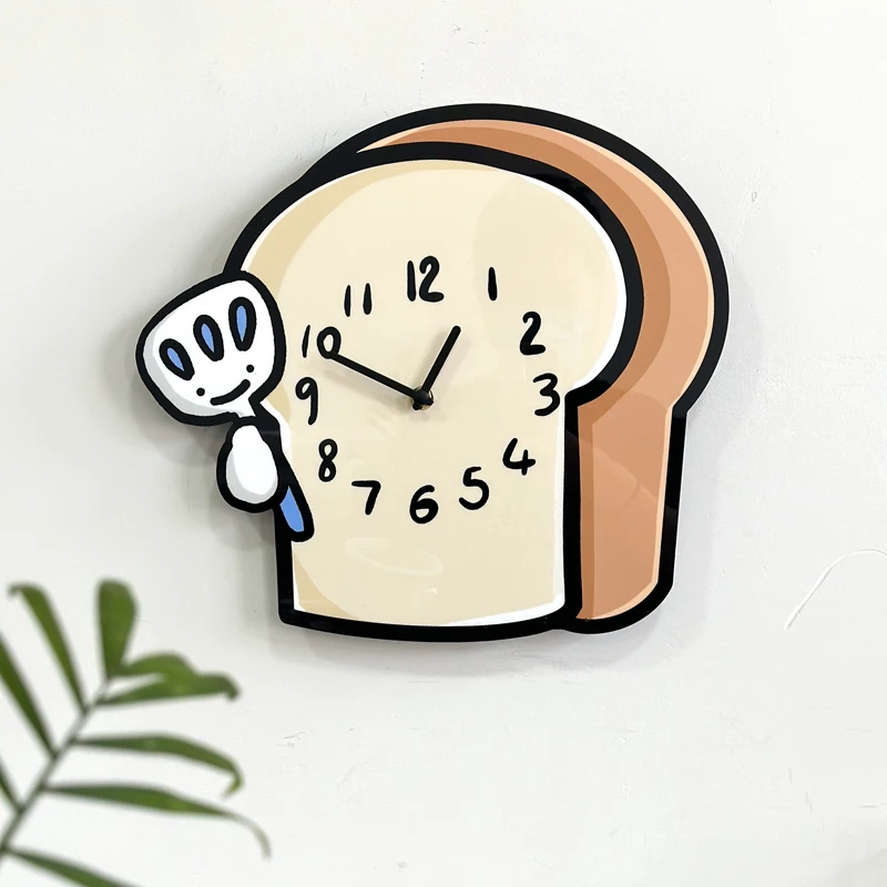 

Funny Silent Wall Clock Simple Small Unique Electronic Cute Wall Clock Modern Girls Montre Murale Salon House Decoration