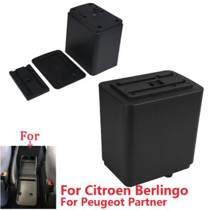 New For Citroen Berlingo Armrest Retrofit parts For Peugeot Partner tepee Car Armrest Storage box car accessories Charging USB