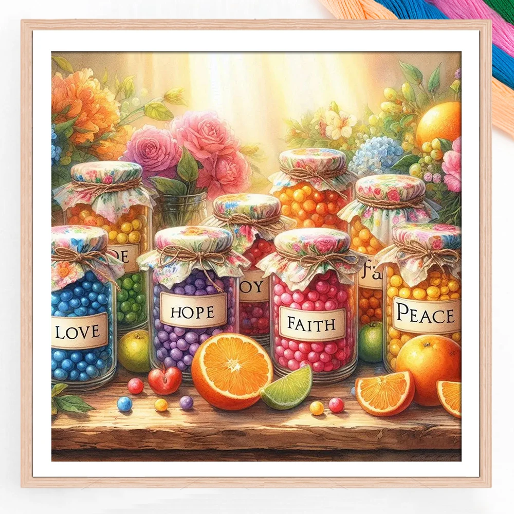 Candy Kreuzstich-Sets für Stickerei, Kreuzstich 11CT, komplettes Set, Nadelarbeiten