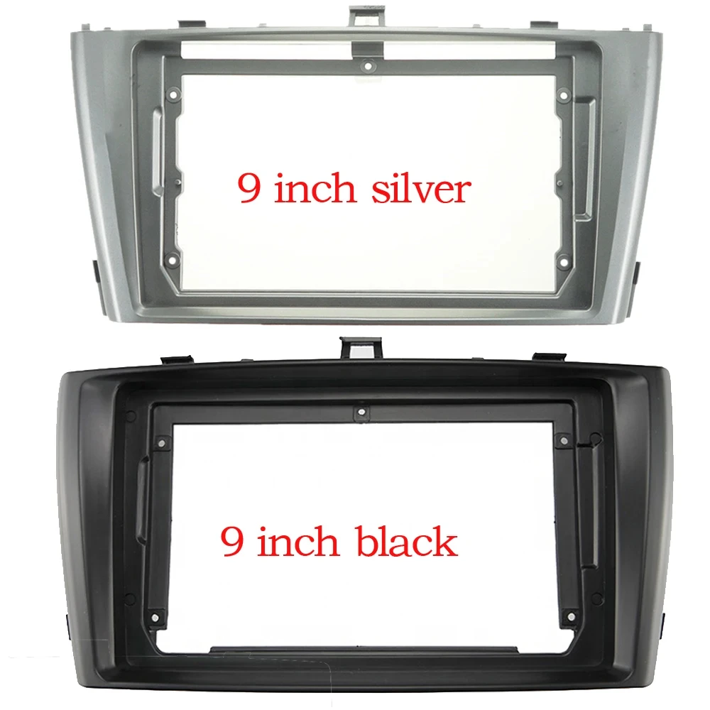 9 inch For Toyota Avensis 3 2008 2009 2010 2011 2012 2013 2014 2015 mounting Frame Trim Installation Kit Double Din Cable ABS