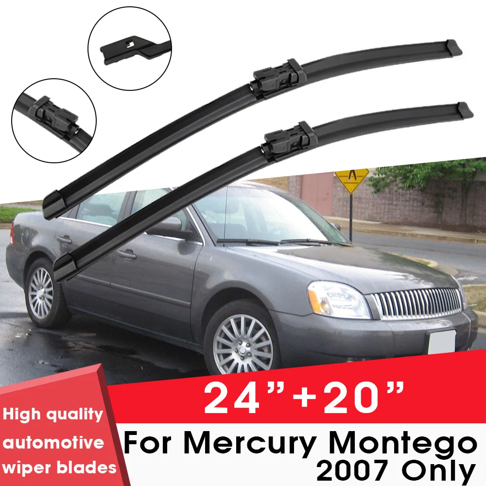 

BEMOST Car Wiper Blades Front Window Windshield Rubber Refill Wiper For Mercury Montego 2007 Only 24"+20" Car Accessories