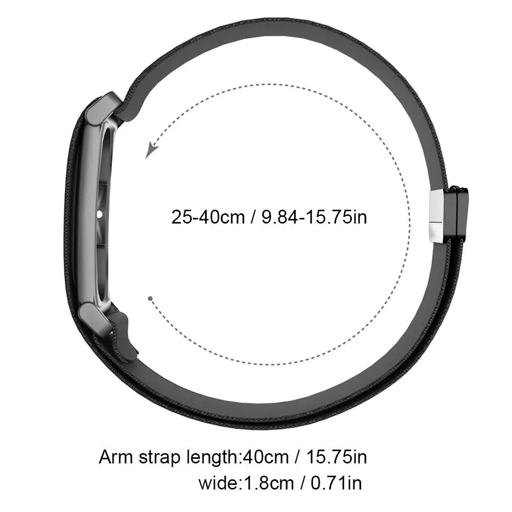 Pulseira de Nylon Trançada para Google Fitbit Air: Faixa de Substituição para Rastreador de Fitness