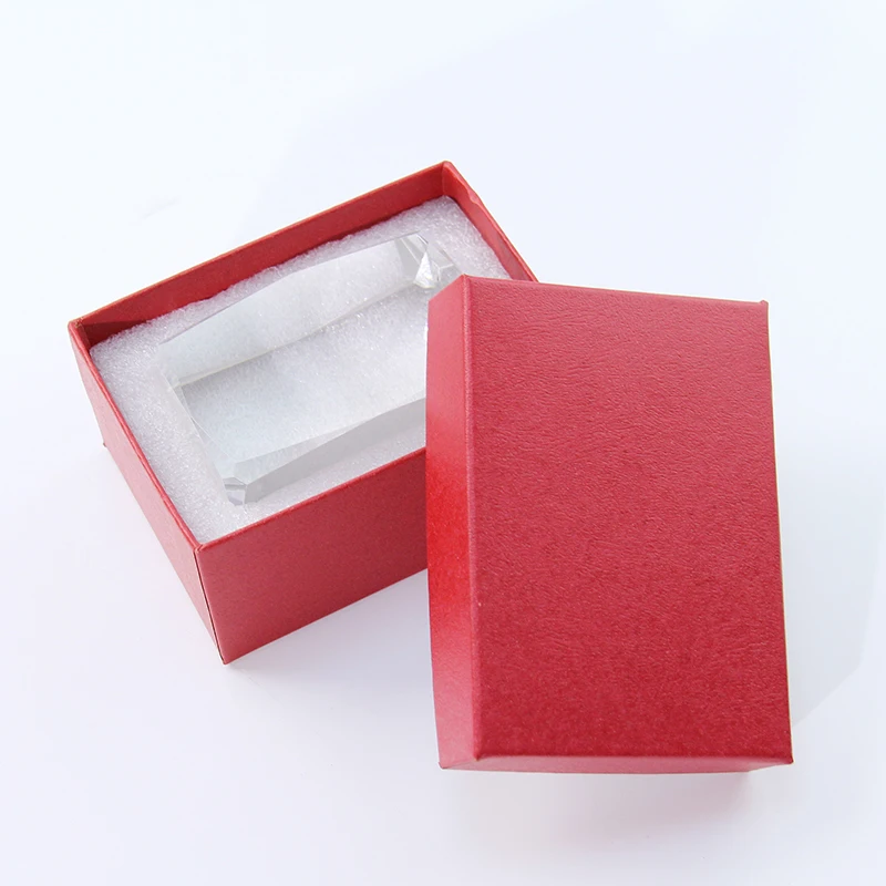 XTOOL Blank K9 Shining Crystal Beveled Cube for 3D Laser Engraving High-quality Rectangular Columnar Beveled Glass Cube