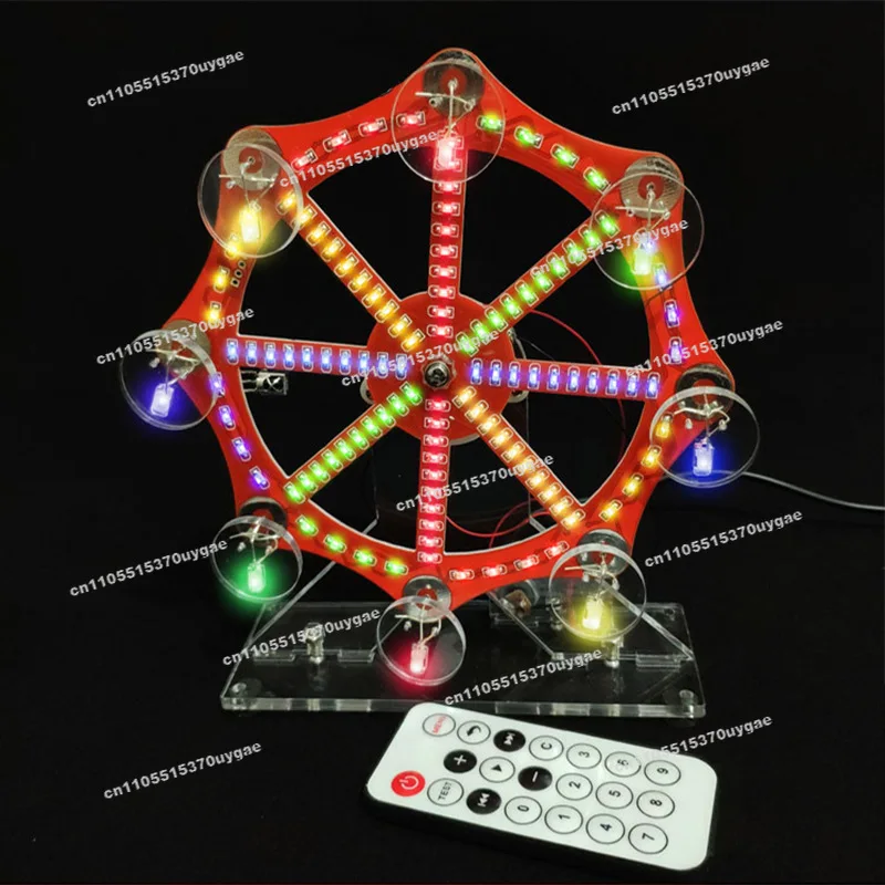 Ferris Wheel Model Electronic DIY Kit Spare Parts, Handmade 51 Microcontroller Circuits